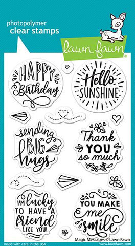 LAWN FAWN: Magic Messages | Stamp