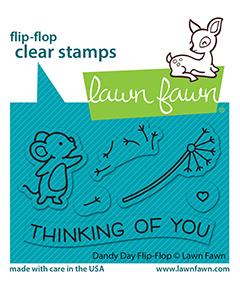 LAWN FAWN: Dandy Day Flip Flop | Stamp