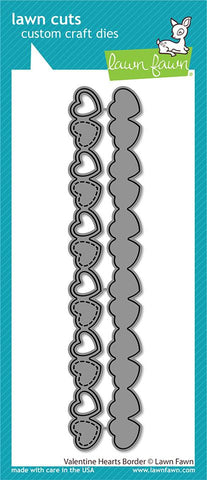 LAWN FAWN: Valentine Hearts | Border | Lawn Cuts Die