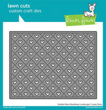 LAWN FAWN: Backdrop Quilted Heart | Landscape | Lawn Cuts Die