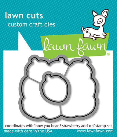 LAWN FAWN: How You Bean? Strawberries Add-on | Lawn Cuts Die