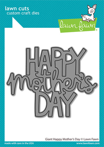 LAWN FAWN: Giant Happy Mother's Day | Lawn Cuts Die