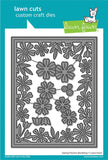 LAWN FAWN: Backdrop Spring Flowers | Lawn Cuts Die