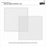LAWN FAWN: Skinny Stripes Background | Layering Stencils