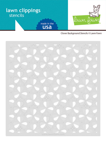 LAWN FAWN: Clover Background | Layering Stencils