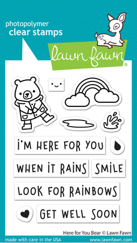 LAWN FAWN: Here For You Bear | Stamp