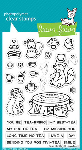 LAWN FAWN: Tea-riffic Day | Stamp