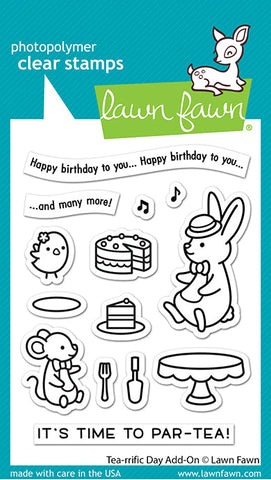 LAWN FAWN: Tea-riffic Day Add-On | Stamp (S)