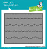 LAWN FAWN: Backdrop Stitched Wavy | Landscape | Lawn Cuts Die