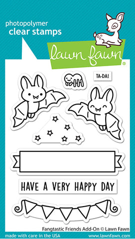 LAWN FAWN: Fangtastic Friends Add-On | Stamp