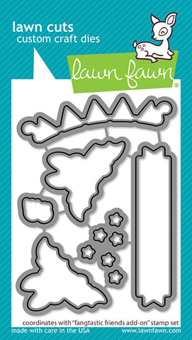LAWN FAWN: Fangtastic Friends Add-On | Lawn Cuts Die