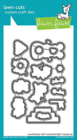 LAWN FAWN: Snowball Fight | Lawn Cuts Die
