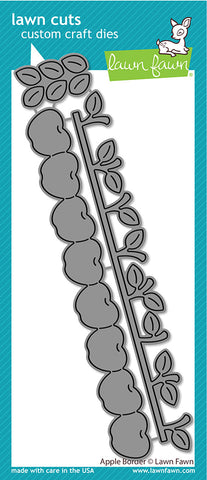 LAWN FAWN: Apple Border | Lawn Cuts Die