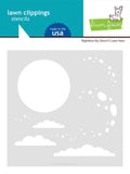 LAWN FAWN: Nighttime Sky | Stencil
