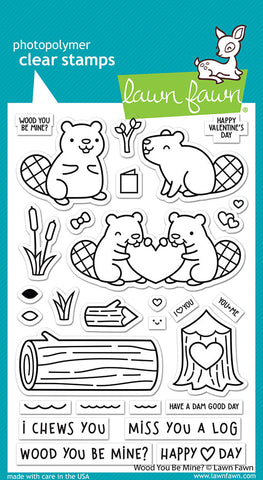 LAWN FAWN: Wood You Be Mine? | Stamp
