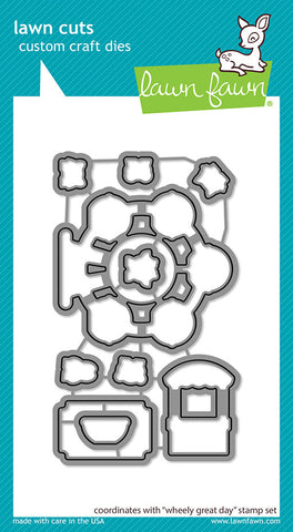 LAWN FAWN: Wheely Great Day | Lawn Cuts Die