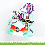 LAWN FAWN: Platform Pop-Up Cloud Wrap Around | Lawn Cuts Die