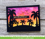 LAWN FAWN: Tropical Backdrop Lawn Cuts Die