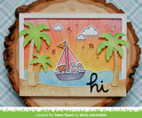 LAWN FAWN: Tropical Backdrop Lawn Cuts Die