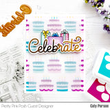PRETTY PINK POSH:  Birthday Cakes | Layered Stencil 4PK