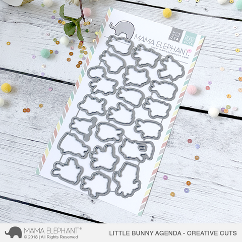 MAMA ELEPHANT: Little Bunny Agenda Creative Cuts