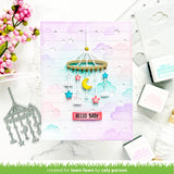 LAWN FAWN: Cloud Background | Layering Stencils