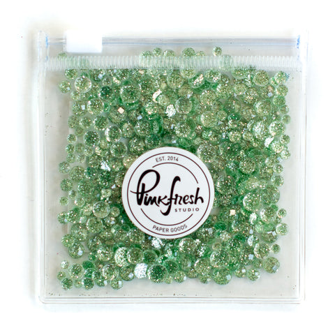PINKFRESH STUDIO:  Glitter Drops | Leaf
