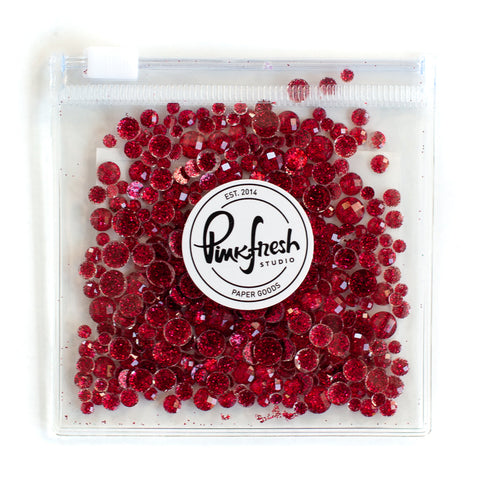 PINKFRESH STUDIO: Glitter Drops | Ruby