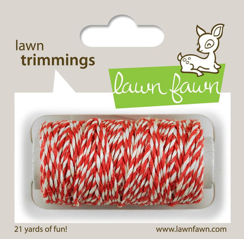 LAWN FAWN: Single Cord Twine (Peppermint)