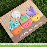 LAWN FAWN: Skinny Stripes Background | Layering Stencils