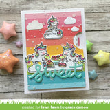 LAWN FAWN: Unicorn Picnic