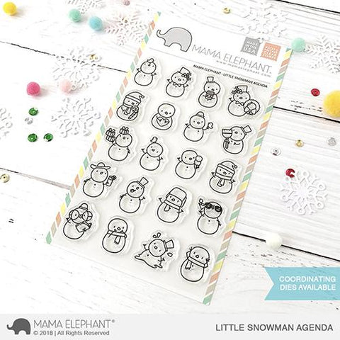 MAMA ELEPHANT: Little Snowman Agenda