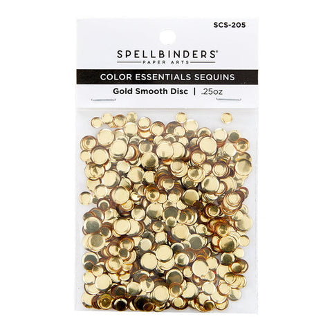 SPELLBINDERS:  Gold Smooth Discs | Confetti