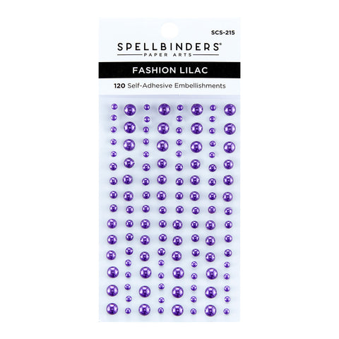 SPELLBINDERS:  Fashion Lilac | Pearl Dots