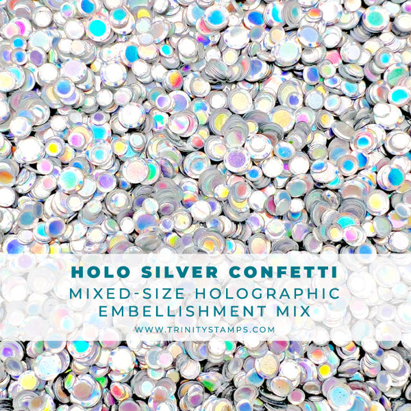 Silver Sparkle - Sparkle Rhinestone Embellishment Mix