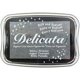 Pigment Ink Pad- Delicata Silvery Shimmer