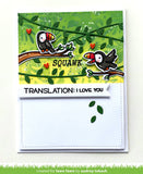 LAWN FAWN: Tropical Leaves Background | Layering Stencils