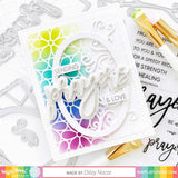 WAFFLE FLOWER: Oversized Prayers | Combo Stamp & Die