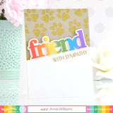 WAFFLE FLOWER: Paw Print Duo | Stencils