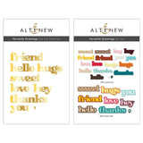 ALTENEW: Versatile Greetings | Hot Foil Plate & Die Bundle