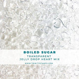 TRINITY STAMPS: Jelly Drop Hearts Embellishment Mix | Boiled Sugar