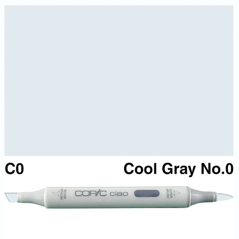 COPIC: Ciao Marker C0 (Cool Gray No. 0) ORMD