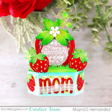 LAWN FAWN: Outside In Stitched Strawberry | Lawn Cuts Die