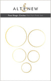 ALTENEW: Fine Rings: Circles | Hot Foil Plate (S)