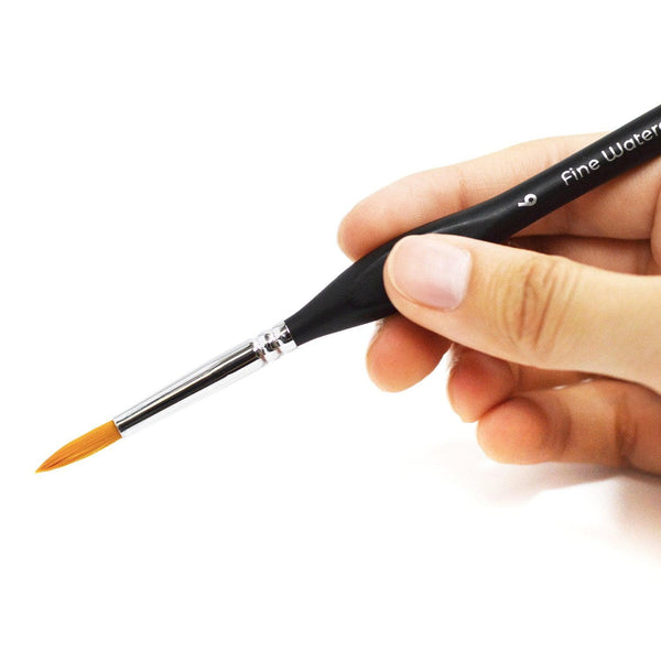 Nicpro Sable Watercolor Brushes Set Professional, 10 PCS Variety Shape