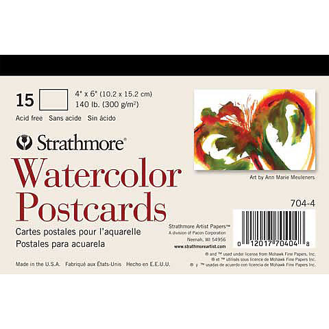 STRATHMORE: Watercolor Postcards 15pk