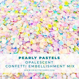 TRINITY STAMPS: Confetti Embellishment Mix | Pearly Pastels