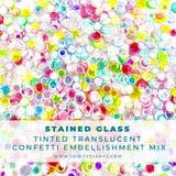 TRINITY STAMPS: Confetti Embellishment Mix | Stained Glass