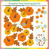 WAFFLE FLOWER: Pumpkin Time | Coloring Stencil