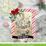 LAWN FAWN: Cheesy Christmas Add-On | Coloring Stencil